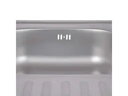 Мийка накладна Brinex 600х800х160мм 1 6080-R, Satin 0,6мм BRIN6080RSAT06 - мініатюра 6