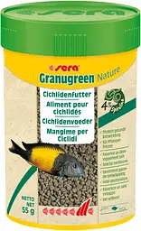 Корм для травоїдних цихлід Sera Granugreen Nature у гранулах 100 мл (55 г) 03933