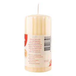 Свічка Bolsius True scents Ваніль стовпчик 12 х 5.8 см біла (266775) - мініатюра 3