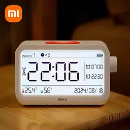 Домашня метеостанція - годинник - термометр гігрометр ATuMan MT2 Multifunctional Thermohygrometer Alarm Clock - мініатюра 3