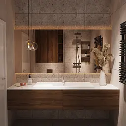 Раковина глянцева врізна Amidicon Liza 120 1202x480 з литого каменю LIZA_120_HL, Білий - мініатюра 8