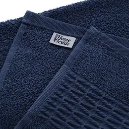 Набір рушників махрових Ardesto Lotus 50х90см, 70х140см, 2шт, 100% бавовна, синій темний pbe0050364 - мініатюра 7