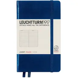 Блокнот Leuchtturm1917 Кишеньковий, темно-синій, лінія (342918)