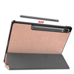 Чохол до планшета BeCover Smart Case Samsung Tab S9 Plus (SM-X810/SM-X816)/S9 FE Plus (SM-X610/SM-X616) 12.4" Rose Gold (710326) - мініатюра 5