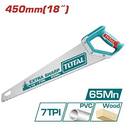 Ножівка Total THT55450 7 зубів на дюйм, довжина 450 мм (THT55450) - мініатюра 3
