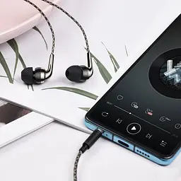 Дротові навушники Hoco M71 Inspiring with mic Hi-Fi, 3.5mm, 1.2m, black - мініатюра 4