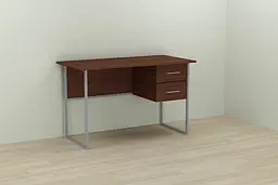 Комп'ютерний стіл Ferrum-decor Таккота 75x140x60 сірий ДСП Венге 16мм (FRD-105783)