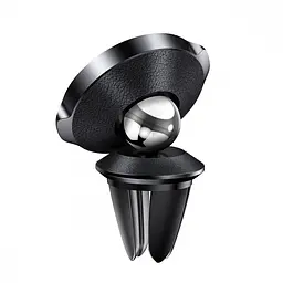Тримач в машину Baseus Small Ears Series Magnetic Bracket Leather Air Outlet Type чорний (18051) - мініатюра 8
