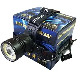 Ліхтар налобний Headlight Police BL-C861 акумуляторний для риболовлі T6+COB 2х18650 - мініатюра 4