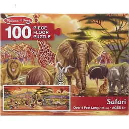 Мега-пазл Melissa&Doug Сафарі, 100 елементів (MD12873)