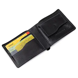 Чоловіче шкіряне портмоне GRANDE PELLE 11х9х1,5 см acs0018652 - мініатюра 3