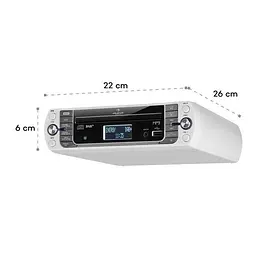 Кухонне радіо Auna KR-400 CD (10031894) - мініатюра 3
