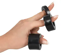 Набір ерекційних кілець Rebel Ball Stretching Kit, 3 шт (чорний) - мініатюра 5