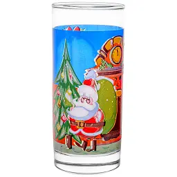 Склянка для води Uniglass Classico Christmas Santa 270 мл