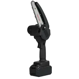 Акумуляторна ланцюгова пила Electric Chainsaw 6 для обрізки дерев з двома акумуляторами в кейсі Чорна - мініатюра 3