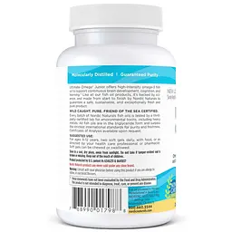 Жирні кислоти Nordic Naturals Ultimate Omega Junior, 90 капсул - мініатюра 3