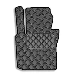 Килимок водія для Skoda Octavia A5 2004-2013 Екошкіра 1 шт (Rombus)