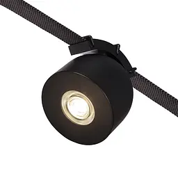 Трековий світильник LED Levistella 78012-BL08 BK, 12W, 4000K, чорний алюміній, для текстильної трекової системи - мініатюра 3