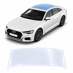 Антигравійна захисна бронеплівка за лекалами для Audi A7 C8 2018-2022 - зона даху