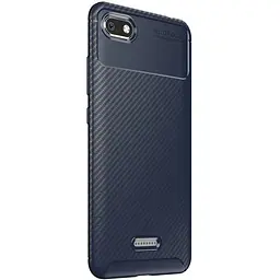 Чохол-накладка Toto TPU Carbon Fiber 1.5 mm Case Xiaomi Redmi 6A Dark Blue - мініатюра 3