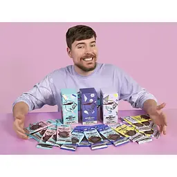 Чорний шоколад MrBeast Feastables Оriginal Chocolate Bars 60 г - мініатюра 5