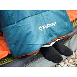 Спальний мішок KingCamp Tigris 250 Comf +12°C / Lim +7°C / Extr -3°C Peacockblue - мініатюра 7