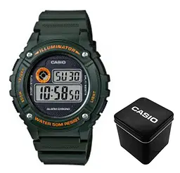 Чоловічий годинник Casio W-216H-3B Темно-Зелений ( AT1141-0120 )