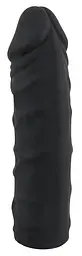 Жіночий страпон, 17х4.3см (чорний) Silicone Strap-On - мініатюра 5