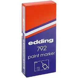 Маркер для декоративних робіт Edding Paint тонкий 0.8 мм білий (e-792/11) - мініатюра 3