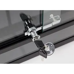 Замок Repti-Zoo (RL0120) для тераріумів з розсувними дверцятами, 12 см, нержавіюча сталь - мініатюра 4
