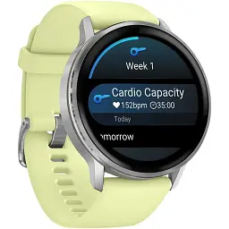 Смарт-годинник Garmin Venu 4 45mm Silver with Citron Silicone Band (010-03014-02) [146409] - мініатюра 5