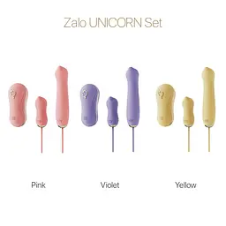 Набір 3в1 Zalo - UNICORN Set Pink, віброяйце, пульсатор, вакуумний стимулятор - мініатюра 8