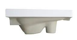 Чаша Генуя Mixxus Premium Wave-2201 560x430x230 мм з відведенням MP6660, Білий - мініатюра 4