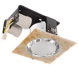 Світильник Downlight стельовий Brille L13-088 DL-29/2 E27 BR врізний