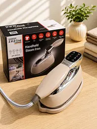 Ручна праска 2000 Вт Zepline / Відпарювач з LED екраном ZP-00354 Кремовий - мініатюра 3