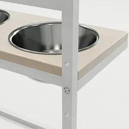 Hollky Flex L — регульовані миски на підставці для великих собак (2 × 1.8 л) - мініатюра 8