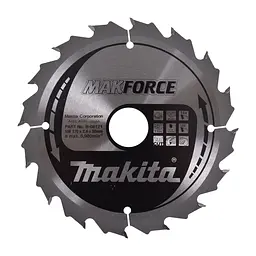 Диск пиляльний по дереву 170х30 мм 16T Makita Makforce B-08171