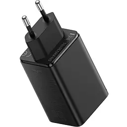 МЗП GaN6 Pro Fast Charger PD100W+QC3.0 (2USB-A/2C) (P101627) Cluster Black Baseus teh0029599