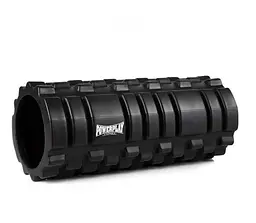 Масажний ролик (роллер) PowerPlay 4025 Massage Roller Чорний (33x14 см) (PP_4025_Black)