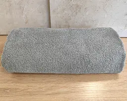 Рушник турецький махровий однотонний Zeron 70х140 Light Gray щільність 500 г/м2