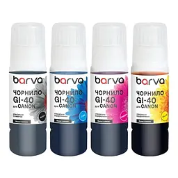 Комплект чорнил Canon GI-40, Black / Cyan / Magenta / Yellow, G5040/G6040/G7040, GM2040/GM4040 Barva teh0027559