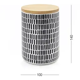 Місткість для зберігання МВМ My Home 700 мл сіра (KP-16 M GRAY/WOOD) - мініатюра 2