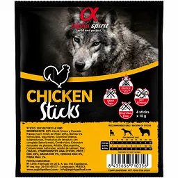 Ласощі для собак Alpha Spirit Sticks Chicken з куркою 10 г ЦІНА ЗА 1 ШТ as5104401