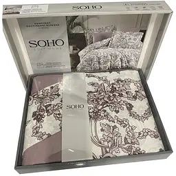 Комплект постільної білизни Soho Aphrodite двоспальний пудровий (1243К) - мініатюра 2