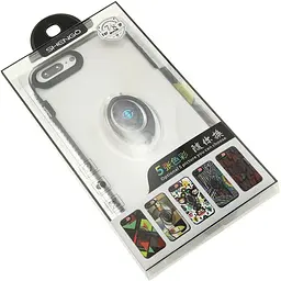 Бампер Shengo SG185 Soft TPU+PC 5 Papers inside Kickstand Cover IPhone 7 Plus/8 Plus Mix - мініатюра 2