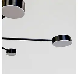 Світлодіодна люстра стельова Artlight 6473/6 з шістьма круглими плафонами, 36 Вт - мініатюра 4