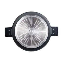 Каструля MasterPro Gastro Reeco з кришкою 4,7 л (BGMP-8107) - мініатюра 4