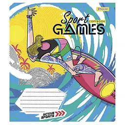 Набір зошитів 1 Вересня Sport games в клітинку 18 аркушів 25 шт. (766571) - мініатюра 3