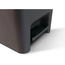 Відро для сміття МВМ My Home з кришкою та педаллю антрацит 10 л (BIN-01 10L ANTHRACITE) - мініатюра 6