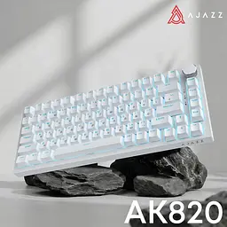 Клавіатура Ajazz AK820 Red Switch White (AK820-R-W) [163666] - мініатюра 6